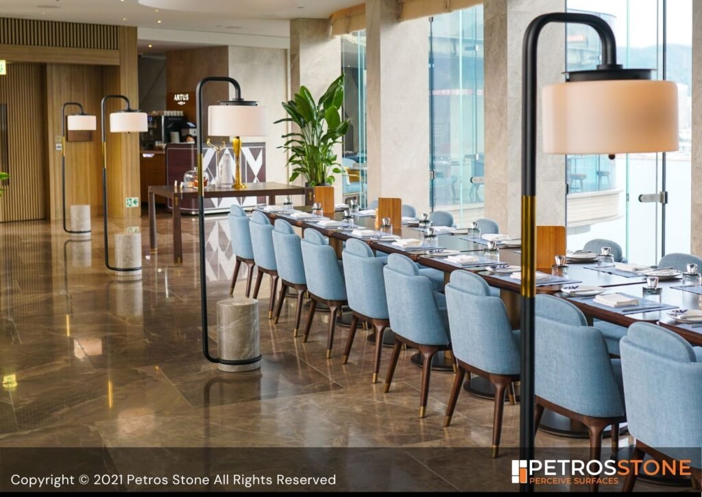 Italian Marble Hotel Lobby Flooring