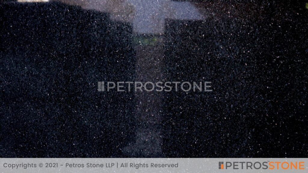 Black Galaxy Granite for Gravestone