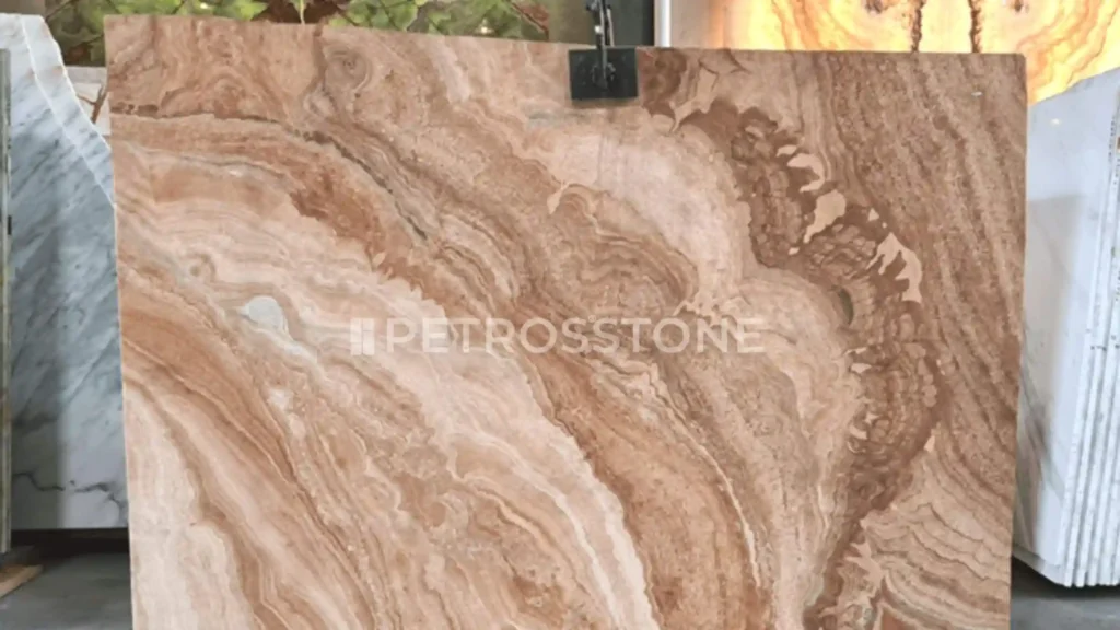 Brown Cream Onyx Slabs