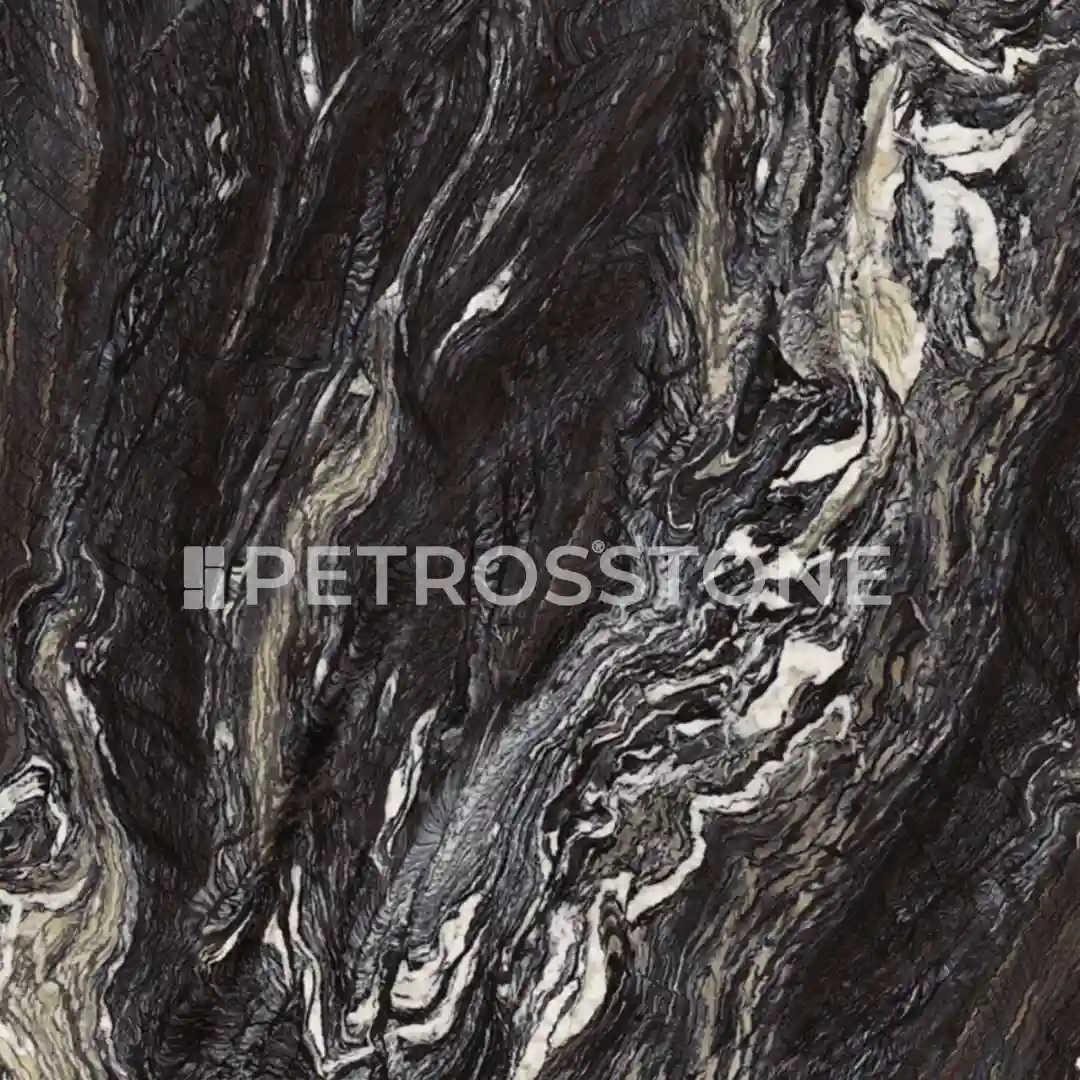 Brazilian Black Porcelain Slab