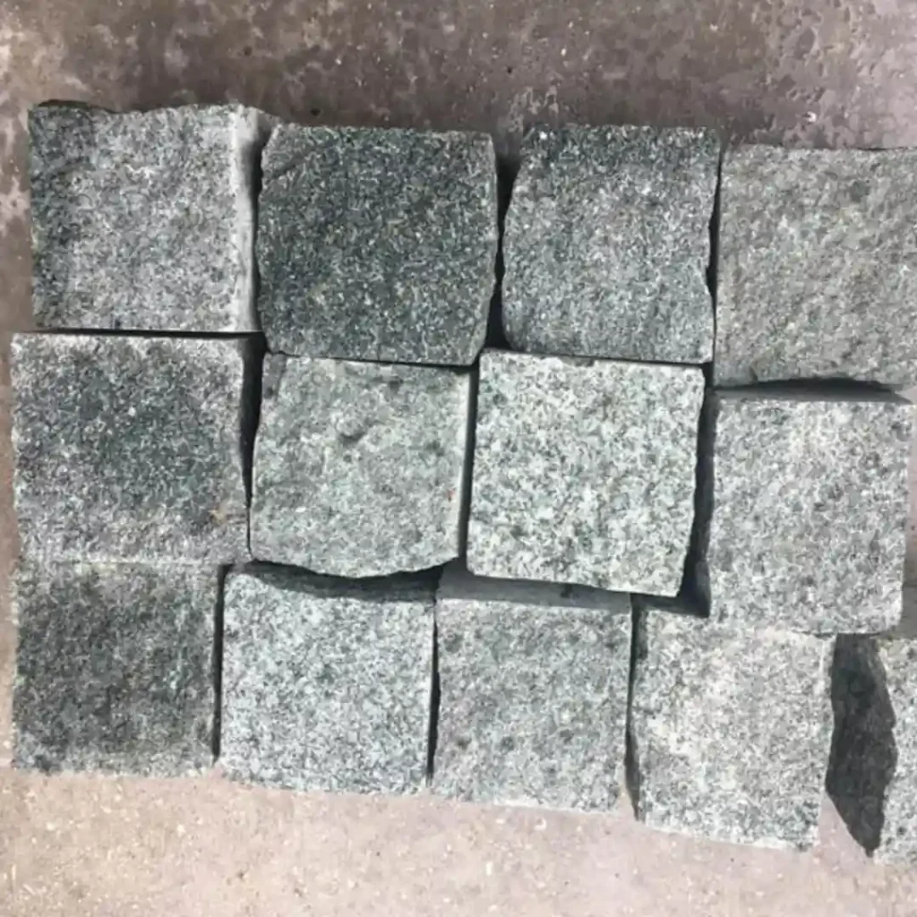 Green Granite Cobbles