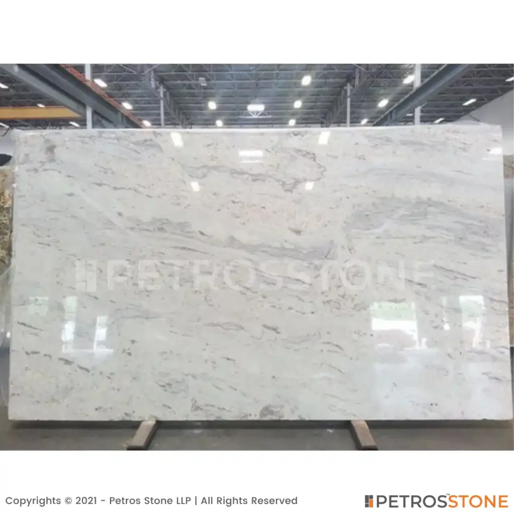 River White Granite Slab