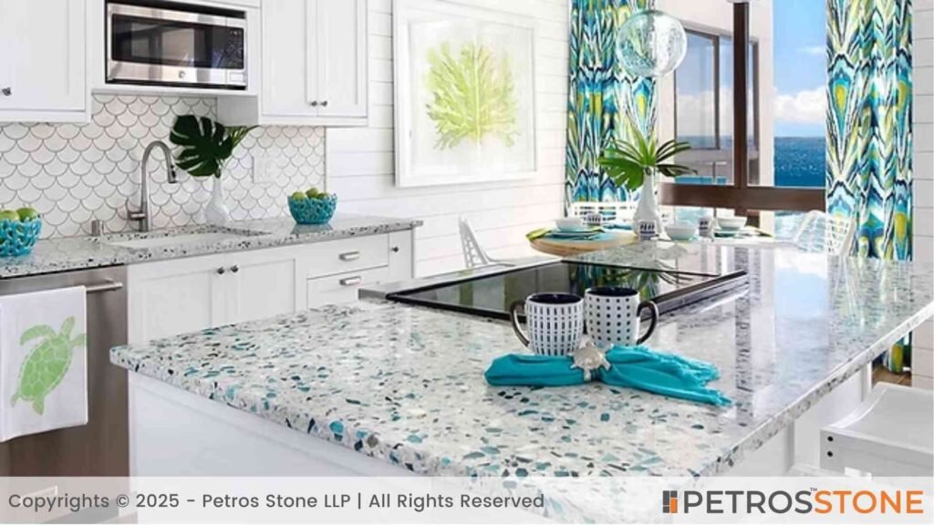 Recycled Glass Countertop