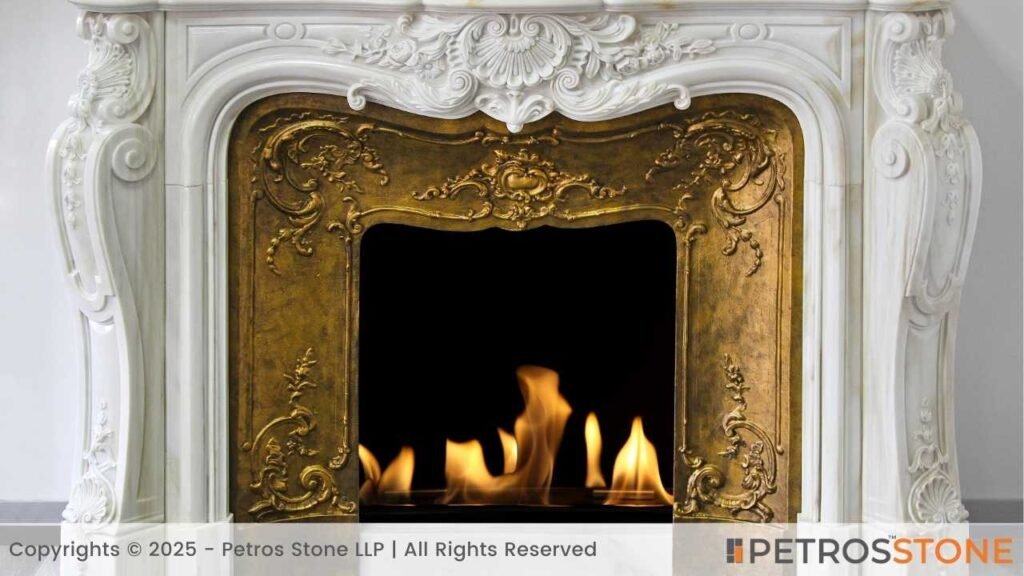 Different Materials of Fireplace Hearth - Marble