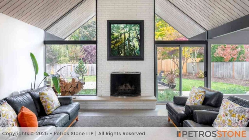Fireplace Designs - Mid-Century Fireplace