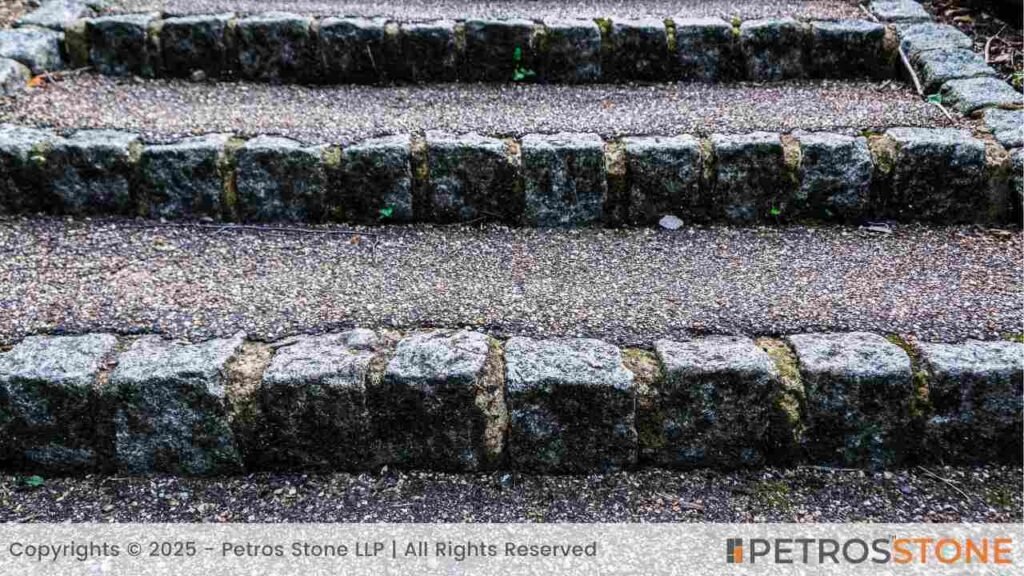 Gravel Outdoor Steps