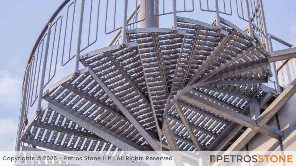 Metal Outdoor Steps