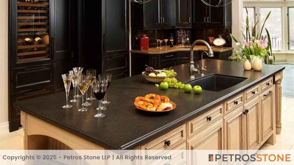 Best Designs Using Black Pearl Granite Countertops