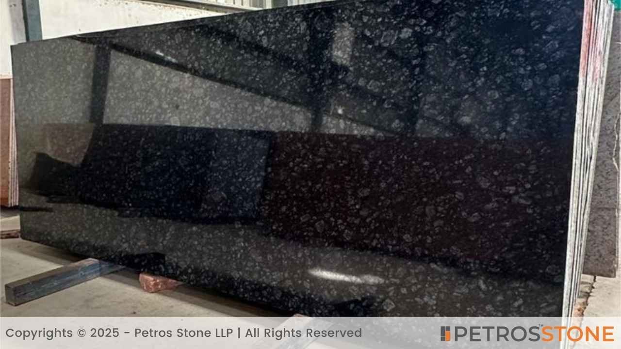Black Pearl Granite Polished Slabs