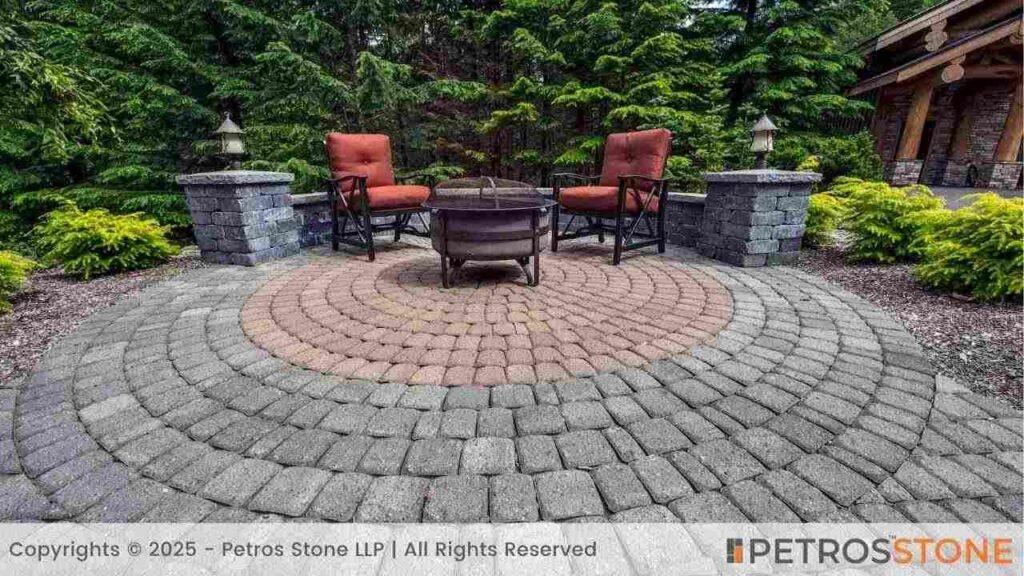Circles Design Stepping Stone