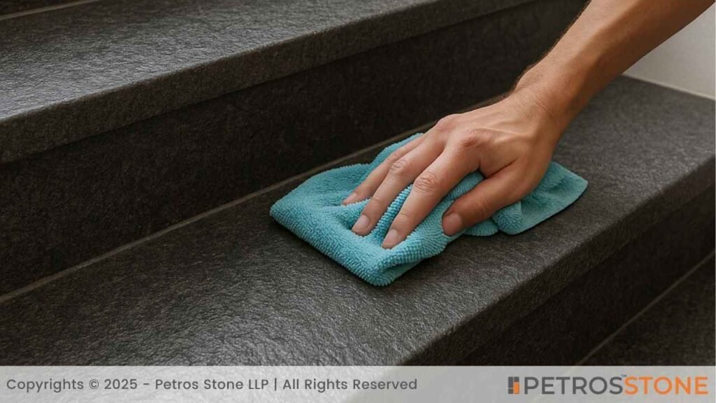 Cleaning Challenges in Leathered Finish Granite