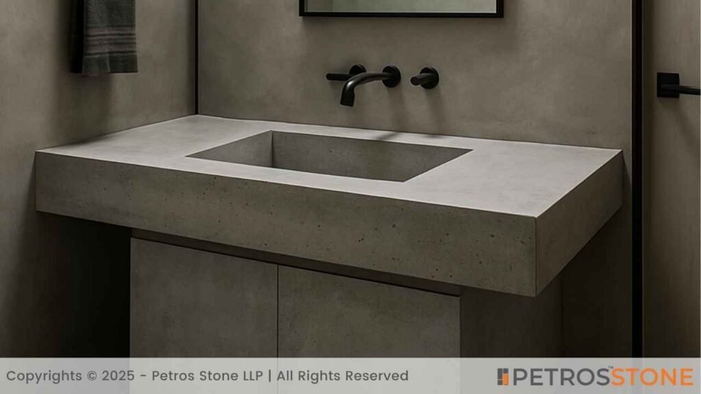 Concrete Bathroom Vanity Top