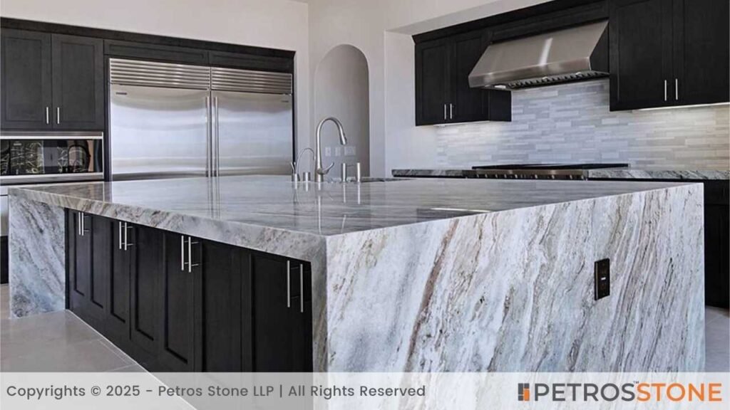 Creating Contrast_ Fantasy Brown with Dark Cabinets