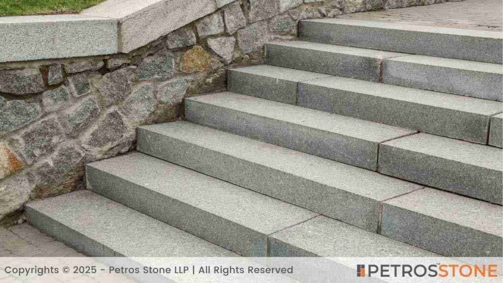 Grey and Silver Granite Steps