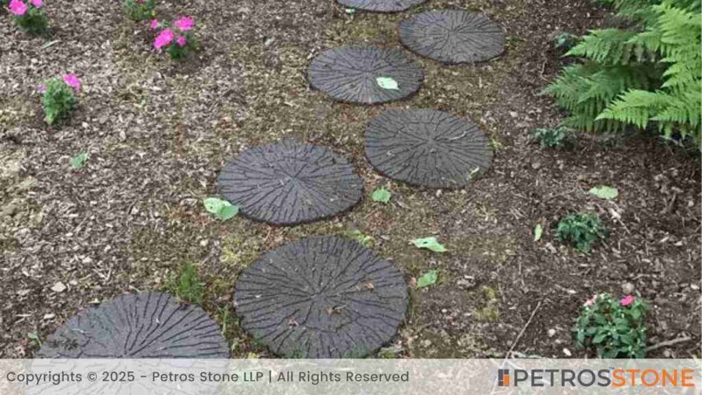 Rubber Tiles Stepping Stone