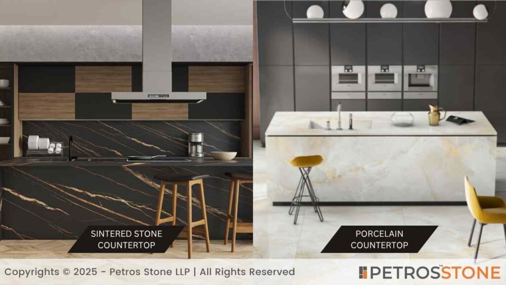 Sintered Stone Countertop vs. Porcelain Countertop