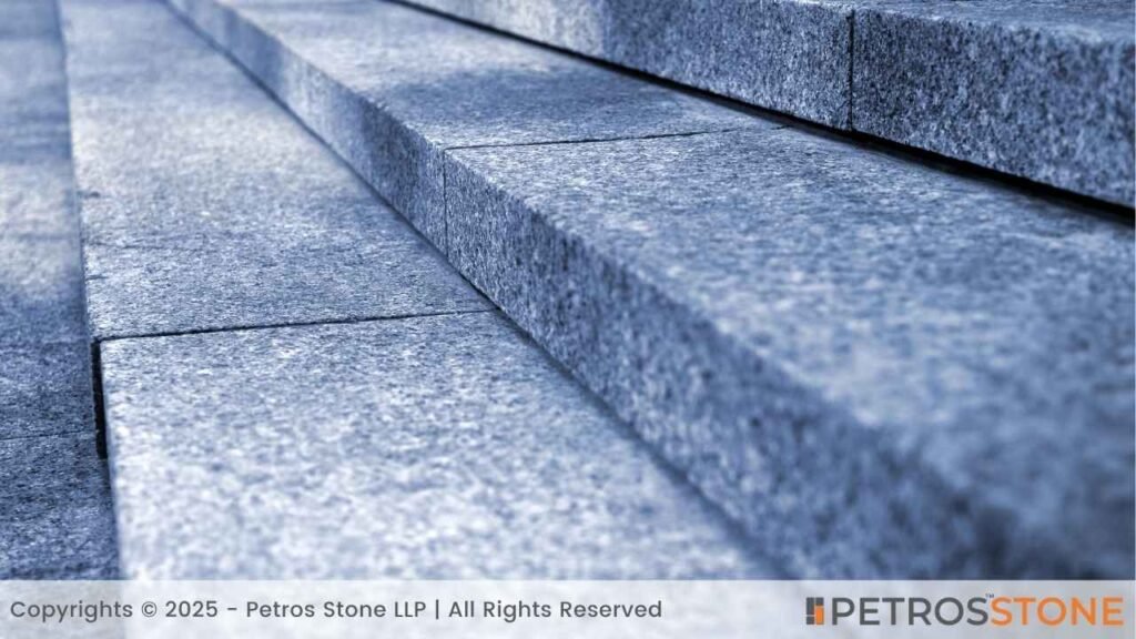 Steel Grey Granite Steps