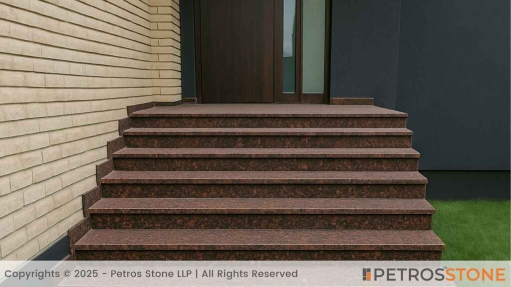 Tan Brown Granite Steps