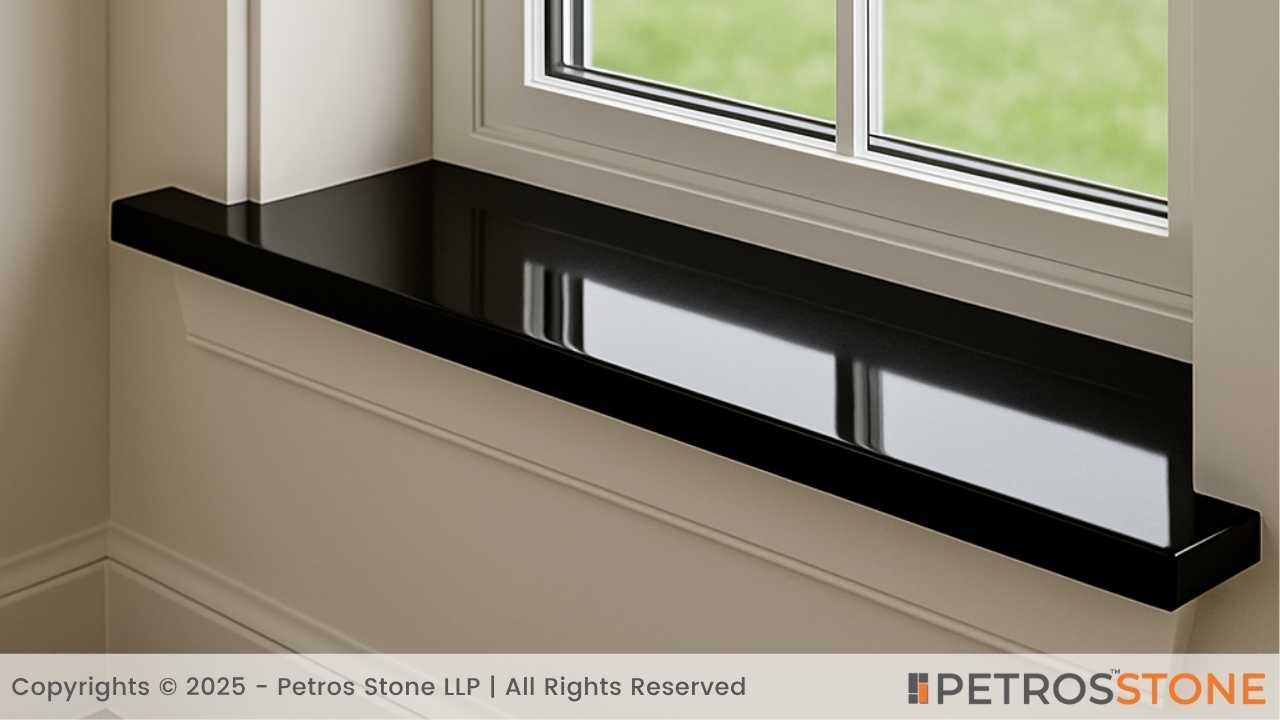 Absolute Black Granite Threshold Window