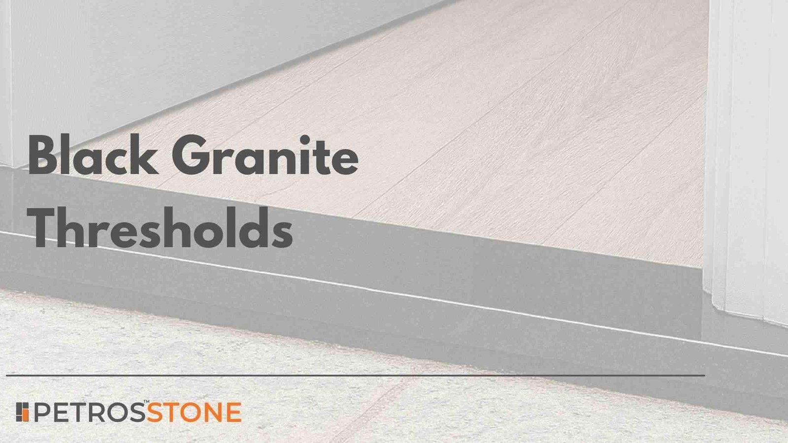Black Granite Thresholds