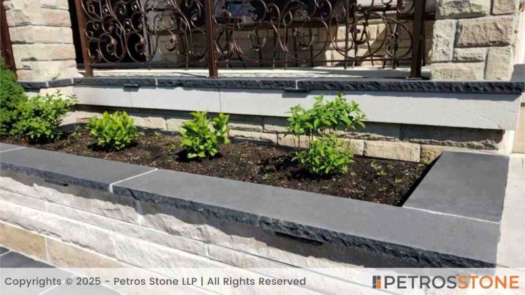 Black Limestone Coping