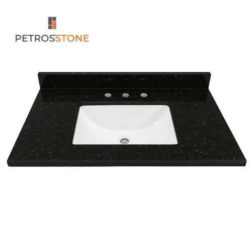 Black Pearl Granite Vanity Top 37x22