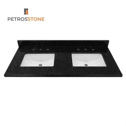 Black Pearl Granite Vanity Top 61x22