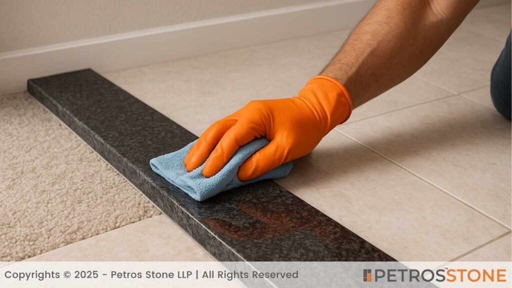 Cleaning and Curing Granite Threshold