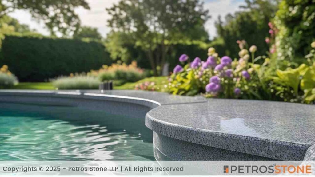 Gray Granite Pool Coping Gray Granite Pool Coping