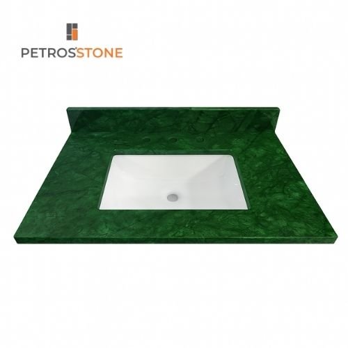 Green Marble Vanity Top 31x22