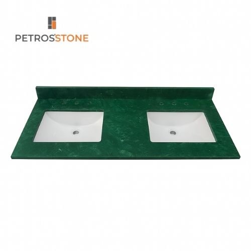 Green Marble Vanity Top 61x22