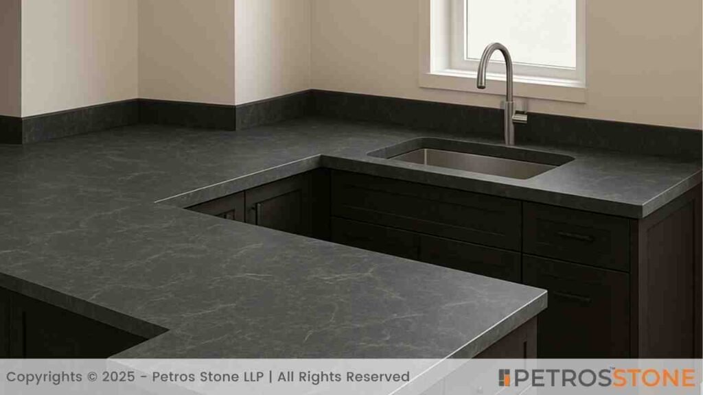 Jet Mist Honed Granite Countertop