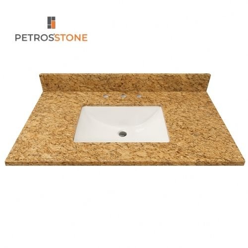 New Venetian Gold Granite Vanity Top 37x22