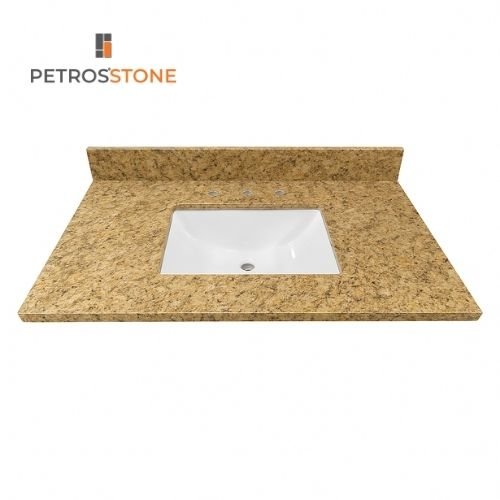 New Venetian Gold Granite Vanity Top 49x22