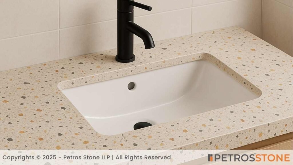 Terrazzo Countertop Bathroom
