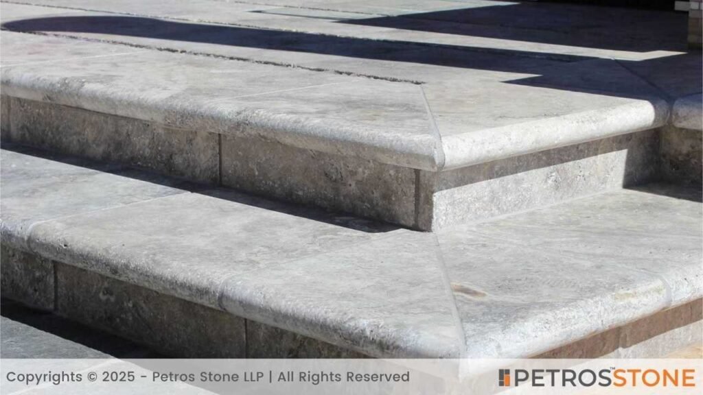 Travertine Grey Coping