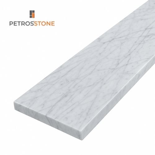 White Carrara Marble Threshold