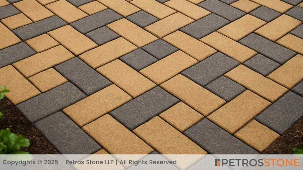 Basket Weave Patio Pattern