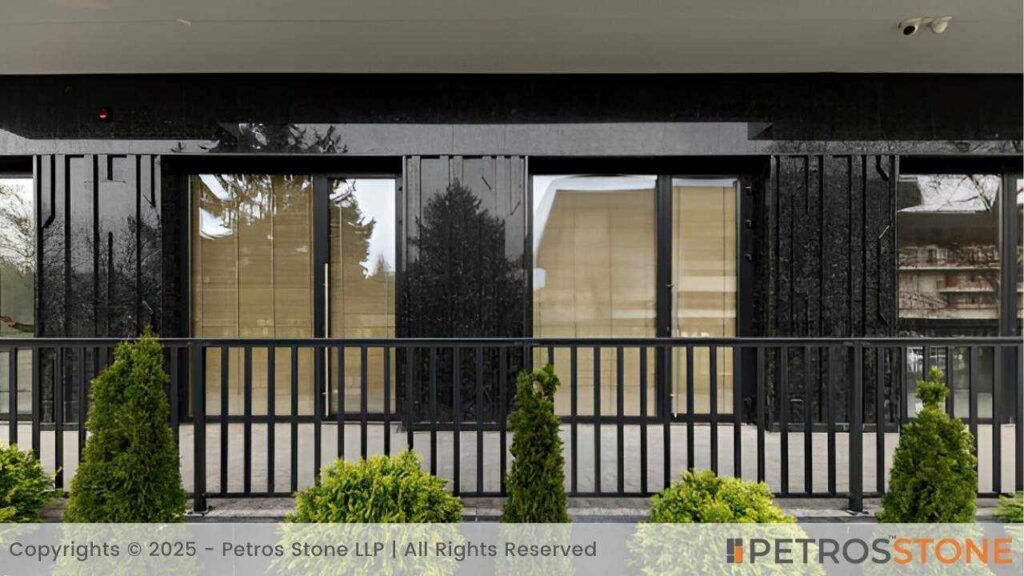 Black Marble Cladding Stone