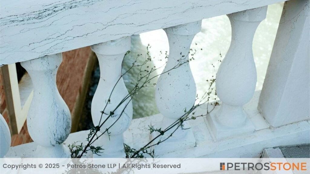 Carrara White Marble Balustrades