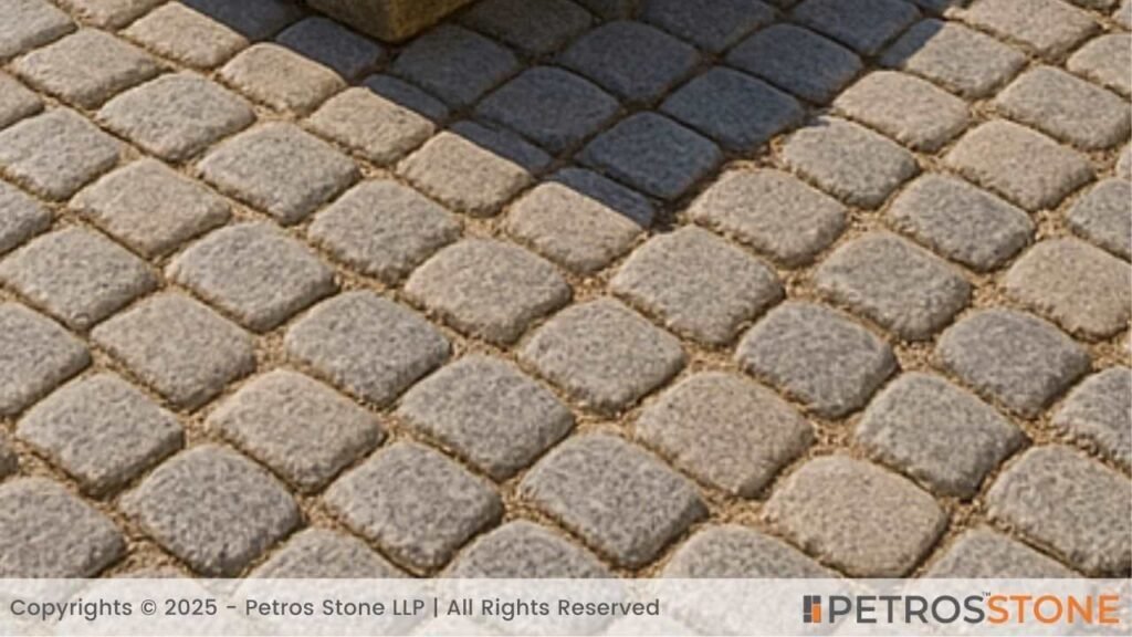 Cobbled Stone Patio
