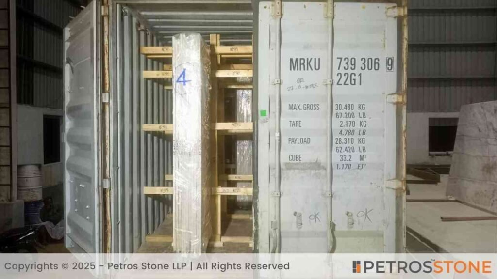 Dispatch of Granite Slabs