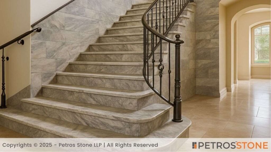 Quartzite Stone Staircase