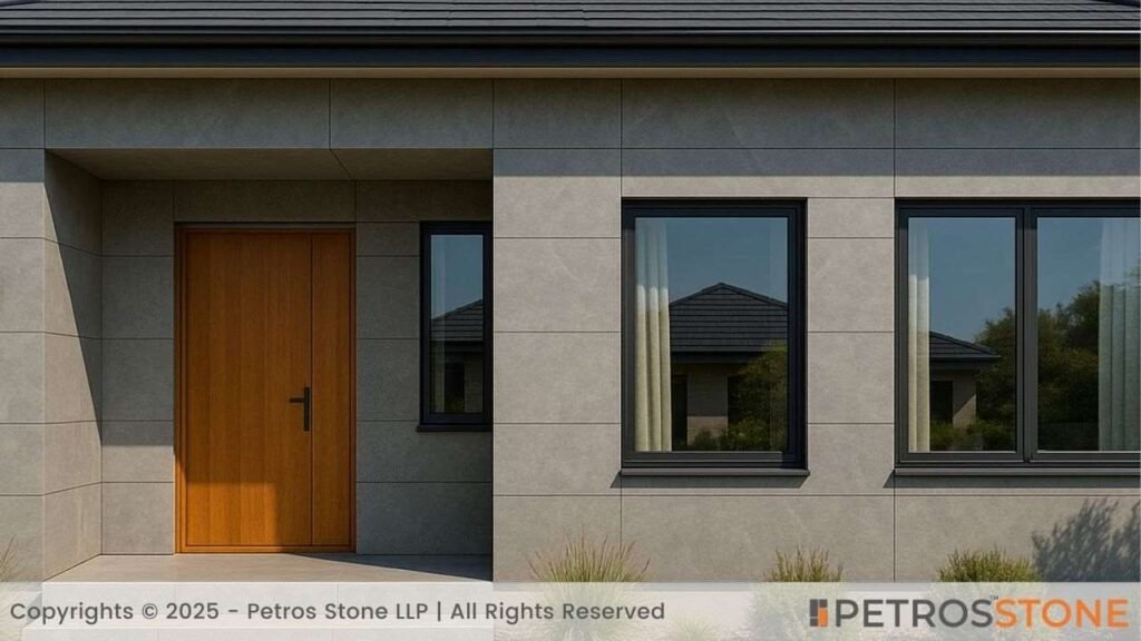 Sintered Stone External Cladding House 