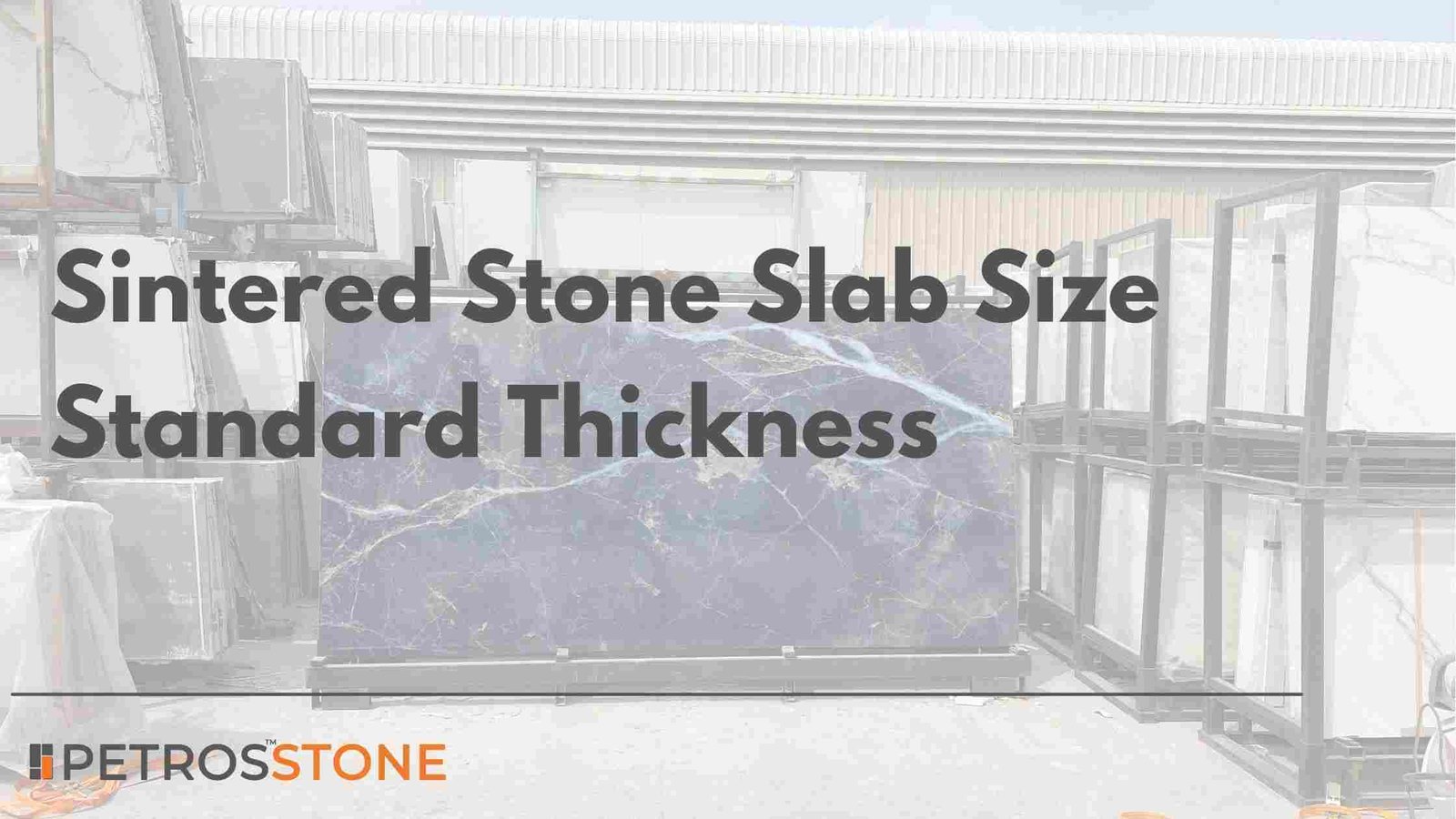 Sintered Stone Slab Size Standard Thickness