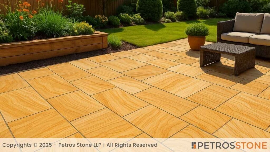 Teakwood Sandstone Patio