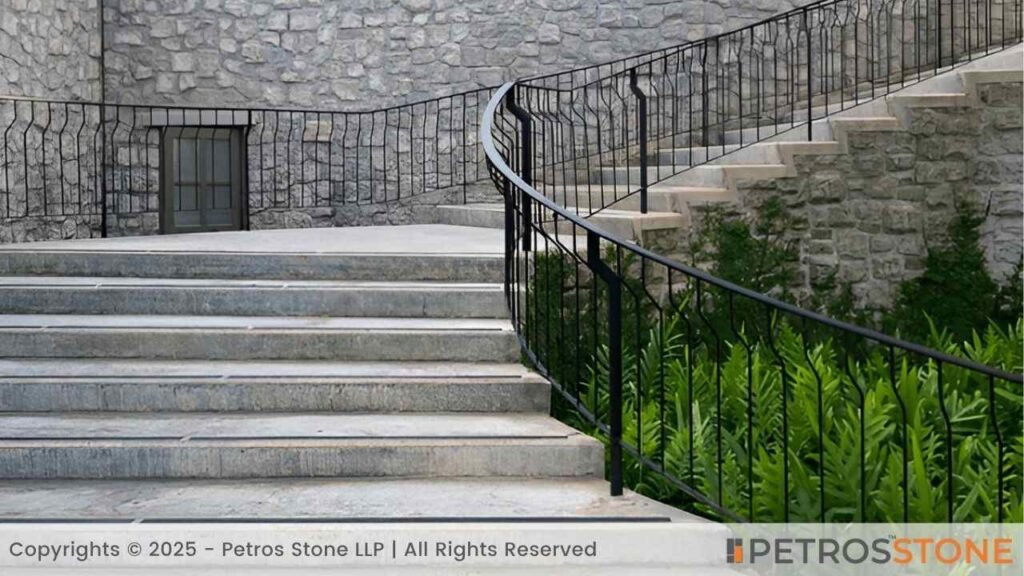 Veneer‑Clad Concrete Steps