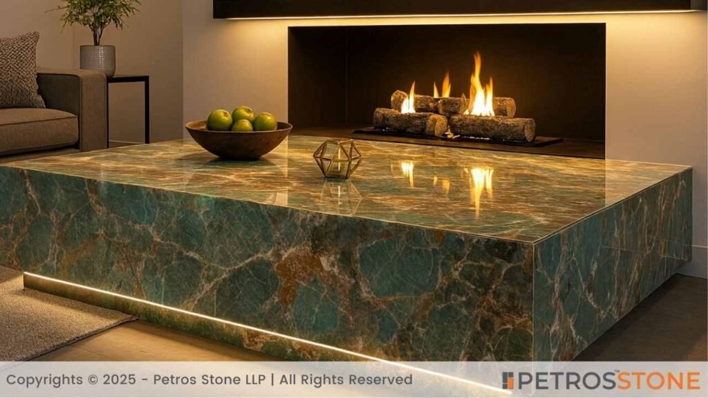 Amazonite Quartzite Table Top