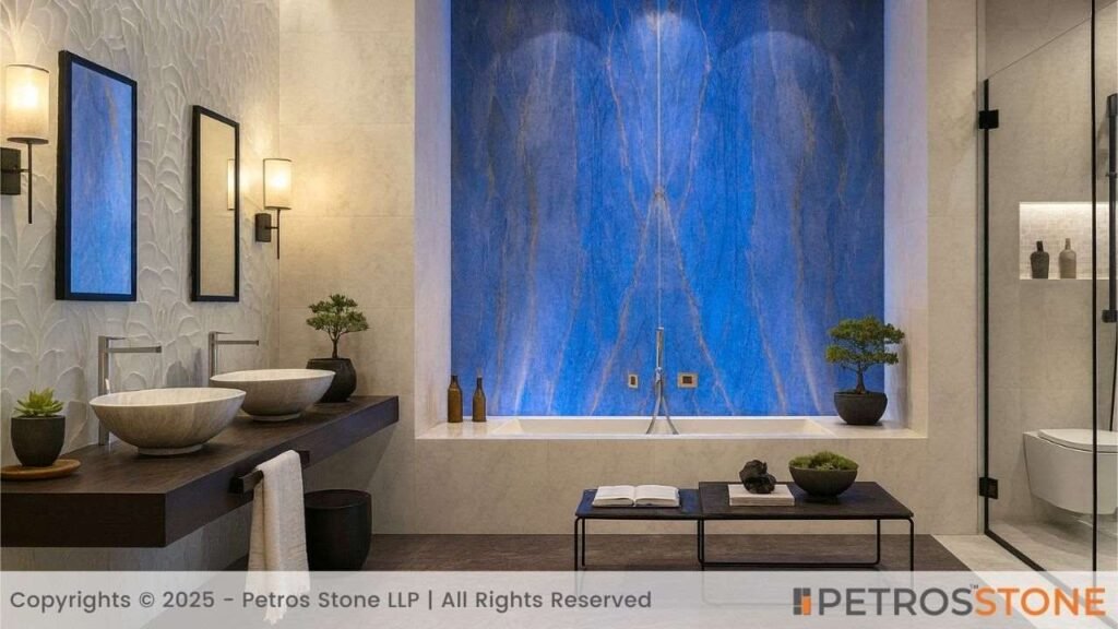 Azul Macaubas Bathroom Wall