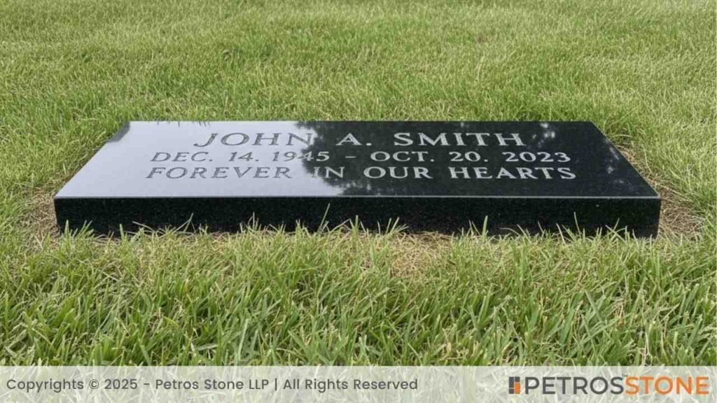 Classic Flat Marker - Absolute Black Granite